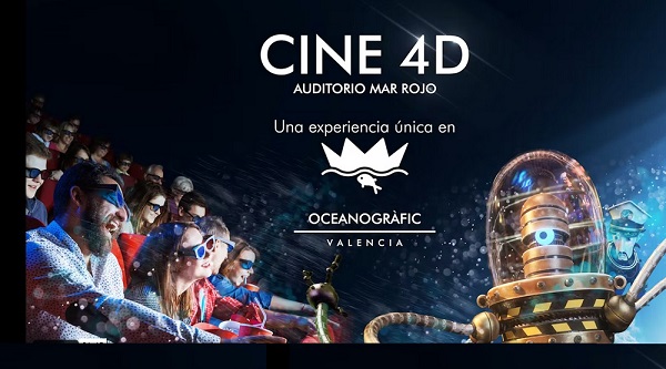 Oceanografic más cine 4D